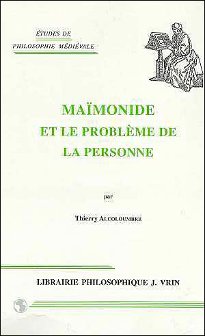 Maïmonide et le problème de la personne