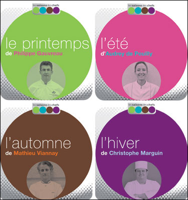 4 carnets : les saisons des chefs