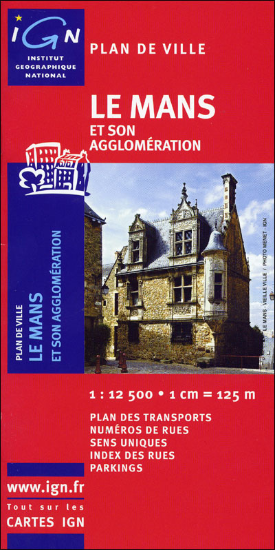 Plan du Mans avec livret