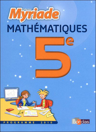 Myriade Maths 5ème