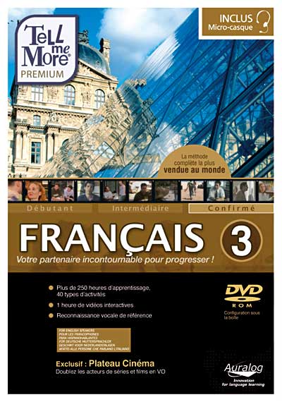 Acheter Tell Me More 8.0 - Français - 3 Confirmé État correct - 69,06 € Tell Me More 8.0 - Français - 3 Confirmé État correct - N/A reconditionné disponible sur Fnac