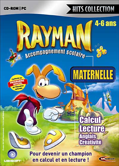 Jeu PC Rayman Accompagnement Scolaire CE2 8/9 Ans - Dictées Orthographe - Neuf - Éditeur Mindscape
