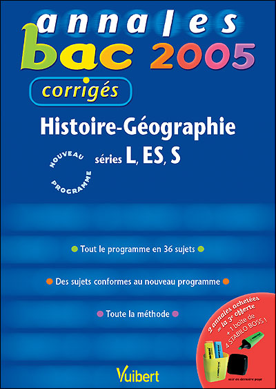 Annales du Bac Histoire Géographie L ES S