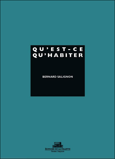 Qu'est-ce qu'habiter