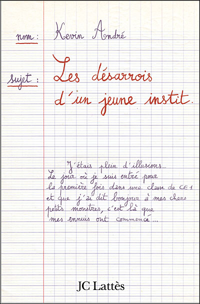 Les désarrois d'un jeune instit