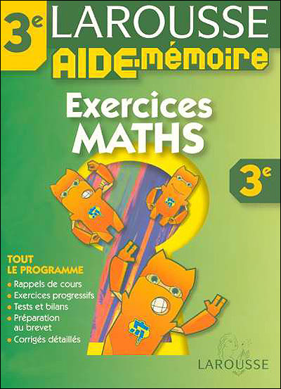 Mes Exercices De Mathématiques 3ème - Broché - Collectif - Achat Livre ...