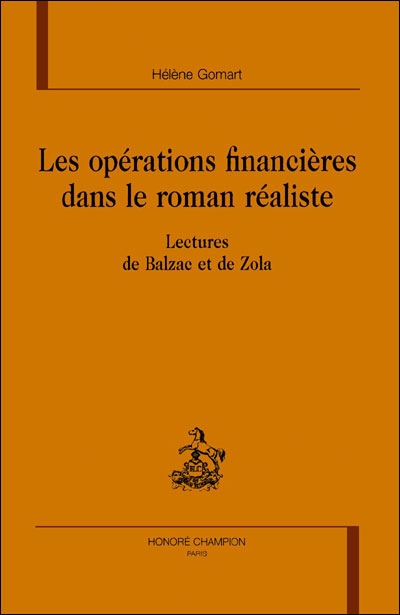 Les opérations financières dans le roman réaliste