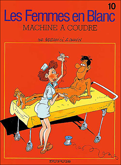 Les femmes en blanc - Machine à coudre