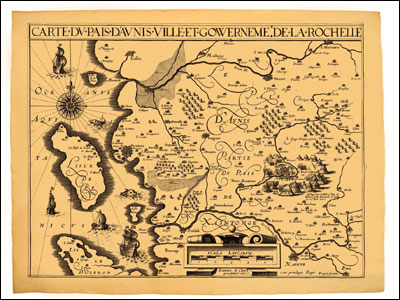 Le pays d'Aunis et de La Rochelle en 1621