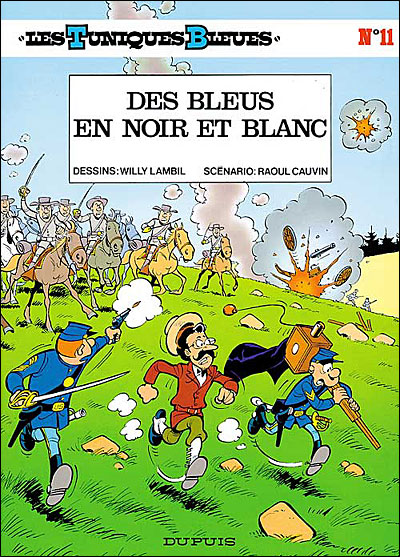 Des Bleus en noir et blanc