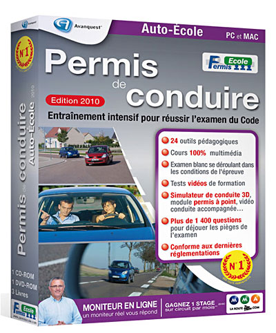 Jeu De Société Ancien : Jeu Du Permis De Conduire - Règle Sous Le Couvercle - Sans Marque