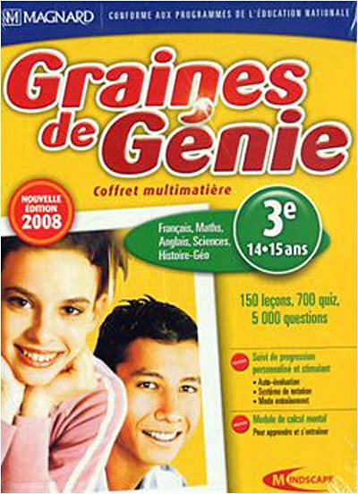 Graines de Génie - Coffret Multimatière 3ème - Version 2007/2008
