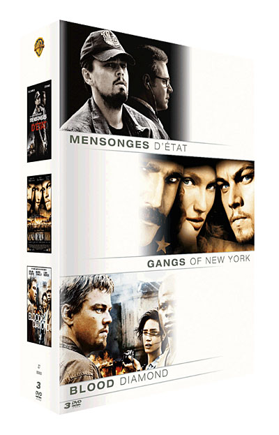 Mensonges d'Etat - Gangs of New York - Blood Diamond - Coffret