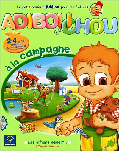 Adibou d'Chou - à la Campagne - 2 / 5 ans - Jeu PC/MAC - complet