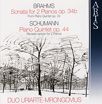 Sonate pour 2 pianos opus 34b / Quintet pour piano opus 44