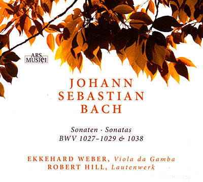 Sonates BWV 1027 1028 1029 et 1038