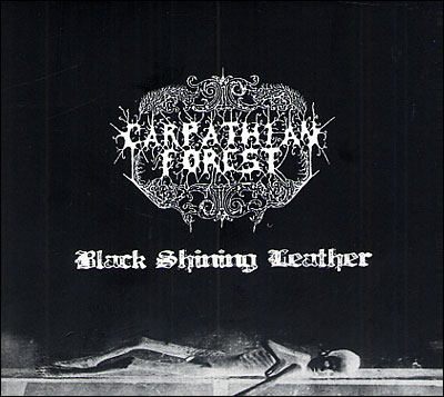 Black shining leathe