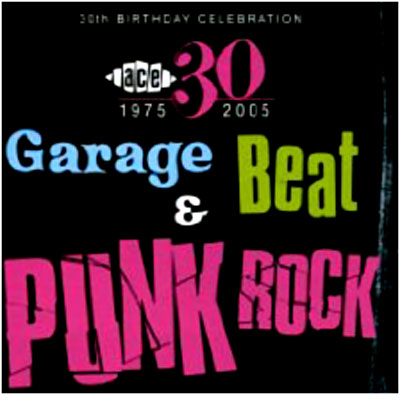 Garage beat and punk rock
