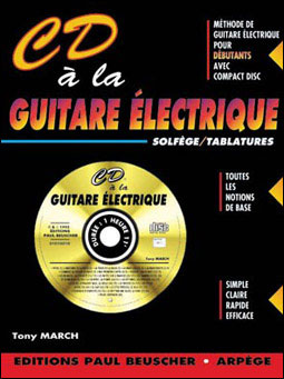 Cd a la guitare electrique - T. March - Livre CD