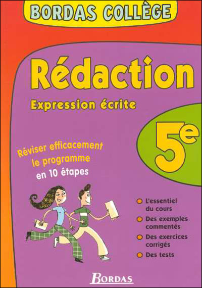 Exemple De Redaction En Francais 5eme  Le Meilleur Exemple