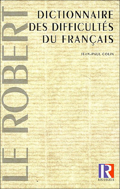 Dictionnaire Des Difficultes De La Langue Française Larousse   Apenas Frances ) I.331562004