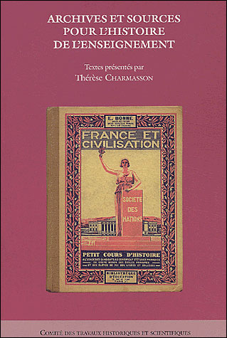 Archives et sources pour l'histoire de l'enseignement