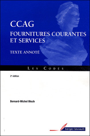 CCAG, fournitures courantes et services