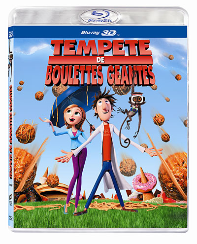 Tempête de boulettes géantes - Blu-Ray 3D
