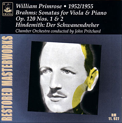 Sonates pour violon et piano N°1 et N°2, opus 120