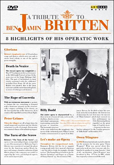 TRIBUTE TO BENJAMIN BRITTEN BOX 8 DVD