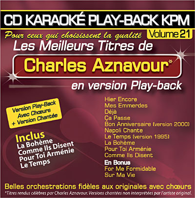 Play back KPM volume 21 - Charles Aznavour
