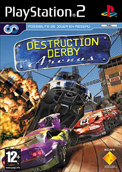 Destruction Derby PS1 – Boîte Et Notice (sans Le Jeu) – Envoi Suivi