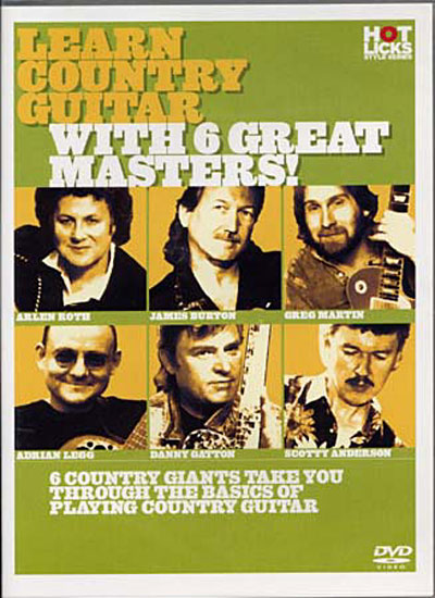 Learn country guitar with 6 greats masters