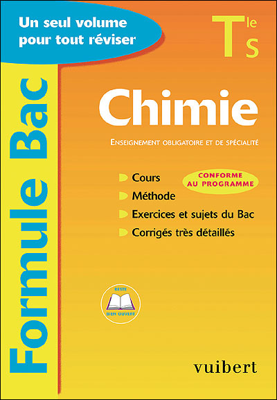 Vuibert Formule Bac Chimie Term S Enseignement obligatoire et de spécialité