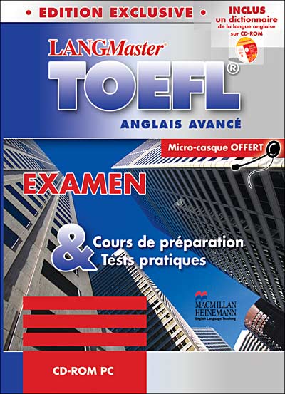Commest Multimédia S.A.S Langmaster Toefl Anglais Avancé + 1 Dictionnaire