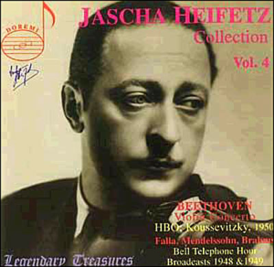 Jascha Heifetz, volume 4