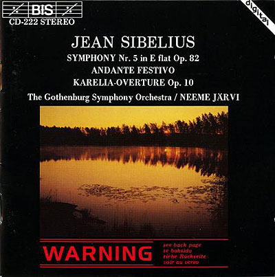 Symphonie N°5 / op.82 - Andante festivo pour cordes