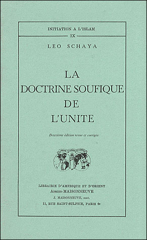 Doctrine soufique de l'unite