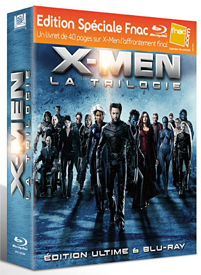 X-Men - Coffret de la Trilogie - Blu-Ray - Edition Fnac - Inclus le Livret  de 40 pages - Bryan Singer, Brett Ratner - Blu-ray - Achat & prix | fnac
