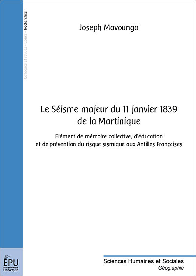 Le séisme majeur du 11 janvier 1839 de la Martinique
