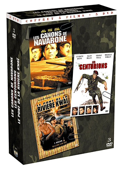 Le Pont de la Rivière Kwai - Les Canons de Navarone - Les Centurions - Coffret