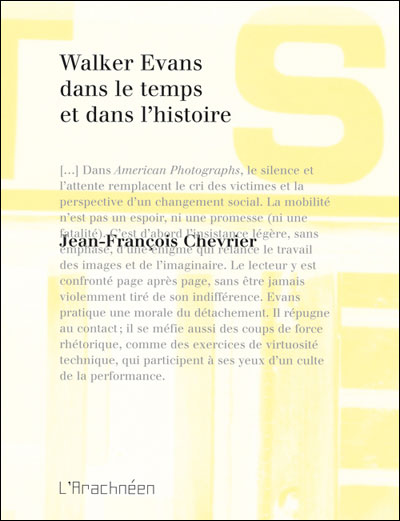 Walker Evans dans le temps et dans l'histoire