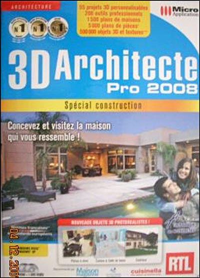 3D Architecte Pro 08 Constdeco État correct -  reconditionné disponible sur Fnac