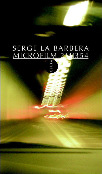 Microfilm 2mi354 - Serge La Barbera - broché