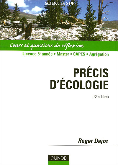 Précis d'écologie