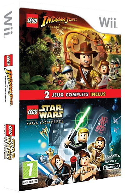 Bi-Pack Lego Indiana Jones + Lego Star Wars - La Saga Complète