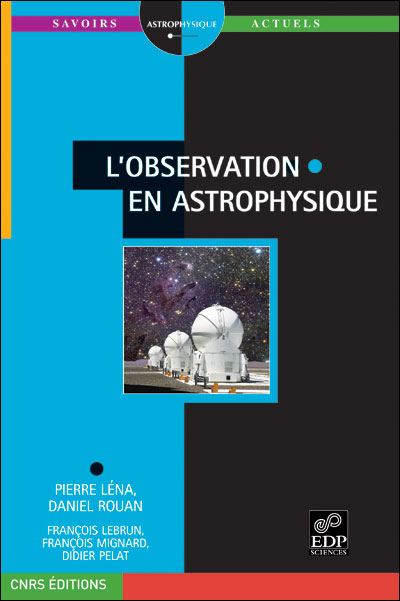 Observation en astrophysique - Edp Sciences