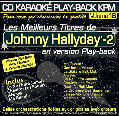 Play back kpm - Volume 18 - Johnny Hallyday - Volume 2