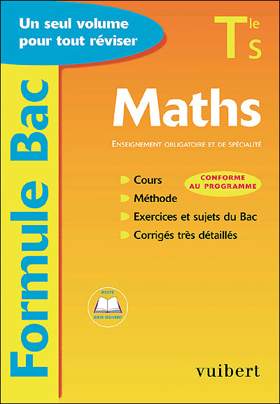 Vuibert Formule Bac Mathématiques Term S enseignement obligatoire et de spécialité