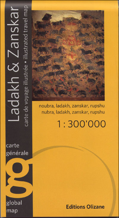 Carte Ladakh-Zanskar